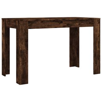 vidaXL Vidaxl - Mesa De Comedor Madera De Ingenier&iacute;a Roble Ahumado 120x60x76 Cm