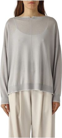 Gran Sasso Dames, Truien, Grijs, Maat: L