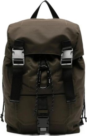 A.P.C. Trek 2.0 Rugzak - Heren - Rugzakken - Groen - ONE Size - Tassen