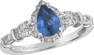 Le Vian Platinum 0.76 Ct. Tw. Diamond & Sapphire Ring