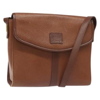 Burberry Pre-owned Cross Body Bags, female, Brown, Size: ONE SIZE Pre-owned Vintage Shoulder Bag
