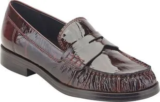 Marc Fisher Nell Penny Loafer in Dark Red at Nordstrom, Size 8.5