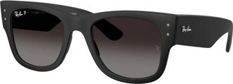 Ray-Ban Gepolariseerde zonnebril Zwart Grijs Verloop - unisex - Zonnebrillen - Zwart - 50 MM - Accessoires