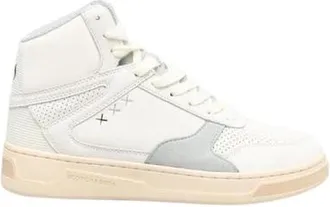 Scotch & Soda High Top leren sneakers - Heren - Sneakers - Veelkleurig - 43 EU - Leer - Schoenen