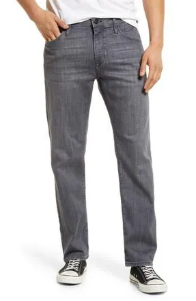Mavi Zach Straight Leg Jeans in Mid Grey Supermove at Nordstrom Rack, Size 31 X 32