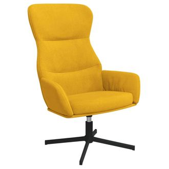 Nova Silla De Relajaci&oacute;n De Terciopelo Amarillo Mostaza Vidaxl