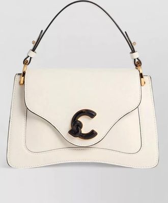 Coccinelle shoulder bag gold tone hardware top handle
