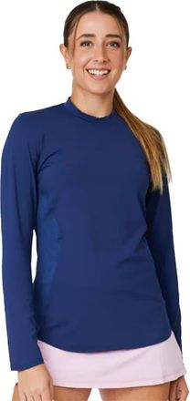 Sofibella UV Colors Staples Womens Long Sleeve Tennis Shirt in Navy at Nordstrom, Size X-Small