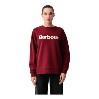 Barbour Felpa Girocollo Hartland - - Sweatshirts & Hoodies - Donna - Rosso - S