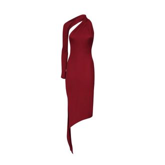 Courrèges Kleedjes, Dames, Rood, M, Midi Jurk