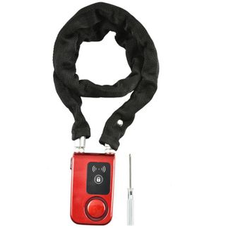 OEM Candado Inteligente Bluetooth Impermeable Para Bicicleta - Modelo Y797g, Cadena Roja De Acero Endurecido Con Control Por Smartphone