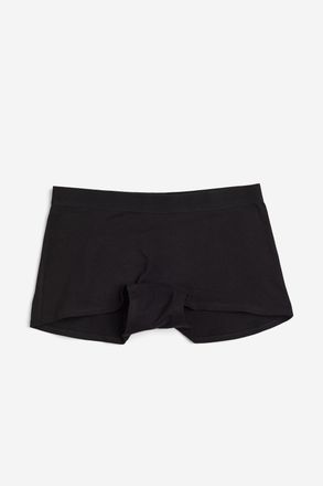 H&M 3er-Pack Baumwollslips Shortie - Schwarz