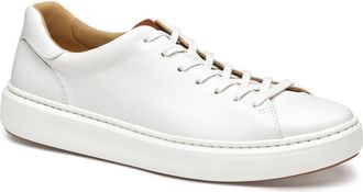Johnston & Murphy Anders Sneaker in White Full Grain at Nordstrom, Size 10.5