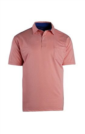 Hook & Tackle Mens Charleston Short Sleeve Shirt In Coral