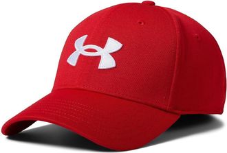Under Armour Blitzing Mens Hat Caps Red/White : SM-MD, Polyester