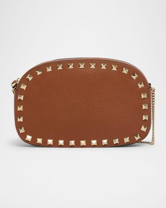 Valentino Garavani Rockstud Mini Leather Crossbody Bag
