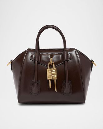 Givenchy Antigona Mini Top Handle Bag in Box Leather