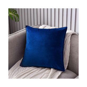 OEM Funda De Almohada De Terciopelo, Funda De Almohada Cuadrada Decorativa, Funda De Coj&iacute;n Suave De Color Liso, Adecuada Para Sof&aacute;s, Dormitorios, Sillas Y
