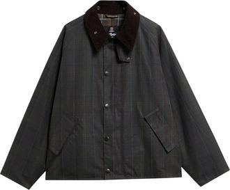 Barbour Chaqueta de cera Tartan Transport - Jackets - Hombre - Verde - L