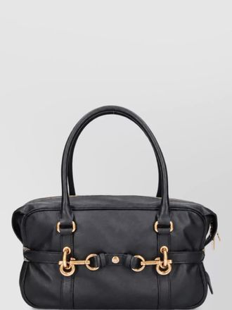 Burberry calf leather tote bag