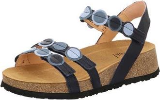 Think Koak Ankle Strap Sandal in Navy/kombi at Nordstrom, Size 10-10.5Us