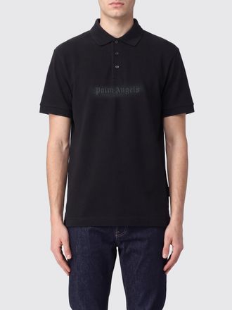 Palm Angels Polo Shirt Men color Black