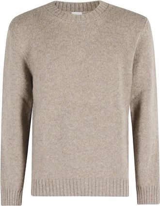 Eleventy Classic Crew Neck Long-Sleeve Sweater