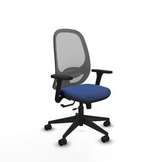 Piqueras y Crespo Silla De Oficina Piqueras Y Crespo Cilanco Negro Soporte Lumbar Ajustable