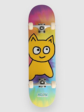 Meow Skateboards Big Cat Tie Dye 8 Complete