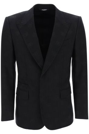 Dolce & Gabbana Virgin Wolmix Enkele-Borst Jas