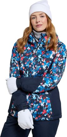 Mountain Warehouse Womens Ski Jacket & Pants Set - Padded Insulation, Snowskirt, Zipped pockets & Adjustable Hood - Best for Autumn, Winter, Outdoors & Travelling Teal W