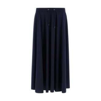 Herno Maxi Skirts, female, Blue, Size: XL Light Nylon Stretch Skirt