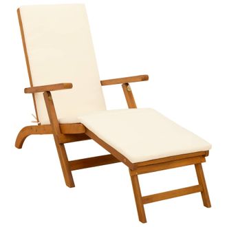 vidaXL Recliner Y Tumbona Plegable 55 X 146 X 91 Cm Vidaxl