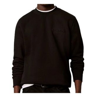 Calvin Klein Hombre, Sudaderas, Negro, Talla: L