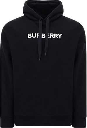 Burberry Cotton Hoodie Sweatshirt - Heren - Hoodies - Zwart - XL - Katoen - Hoodies & sweatvesten