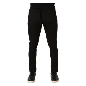 Dolce & Gabbana Slim-fit Trousers, male, Black, Size: S Jogger Pants