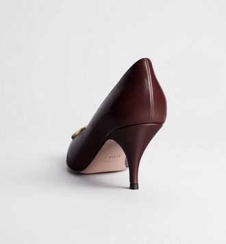 Dior Heel - Burgundy