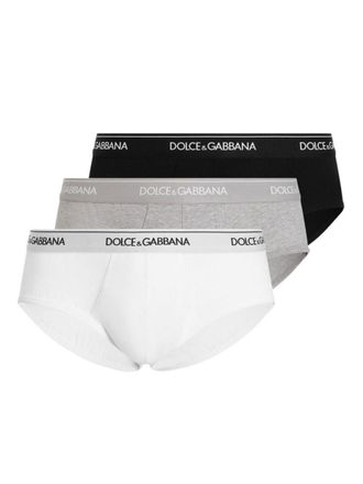 Dolce & Gabbana 3er-Pack Boxershorts mit normaler Passform