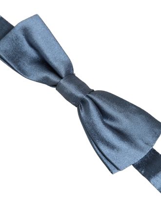 Dolce & Gabbana Silk Bow Tie - Blue