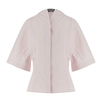 Jacquemus Moisson Cotton Shirt - female - Jacquemus - Shirts - Pink - S - Blouses & Shirts
