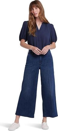 NYDJ Mona Womens Jeans Ibiza Blues : 14 27, Cotton/Denim/Elastane