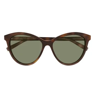 Saint Laurent Sunglasses Sl 456 010 Brown/Green Women