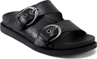Earth Francii Slide Sandal in Black at Nordstrom, Size 6.5