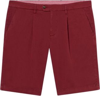 Brooks Brothers Klassieke Katoenen Shorts - Heren - Korte Broeken - Rood - W40 - Katoen - Korte Broeken
