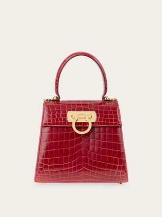 Ferragamo Women Iconic Top Handle (S) Red