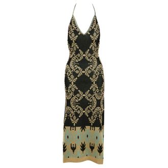 Akep Multicolor Jurk Model Vskd 05090 V1 - Dames - Maxi kleedjes - Veelkleurig - S - Kleedjes