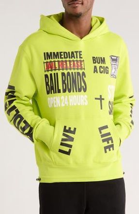 Rta Jordon Underground Graphic Hoodie in Neon Underground at Nordstrom Rack, Size X-Small