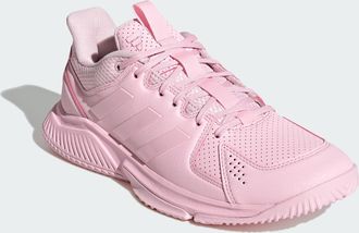 adidas adidas Performance Womens Court Flight Shoes - Pink - Size UK 7.5