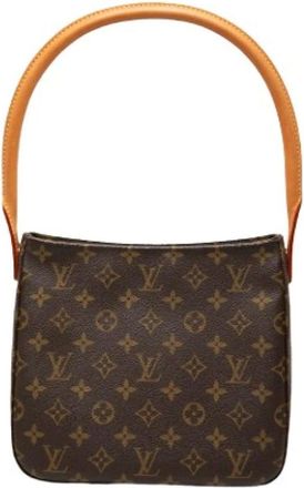 Louis Vuitton Pre-owned Shoulder Bags, female, Brown, Size: ONE SIZE Pre-owned Looping MM