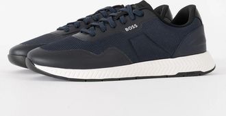 HUGO BOSS Mens BOSS Orange Titanium Runn Trtxpu Mens Trainers - Dark Blue 401 - Navy - Size: 11
